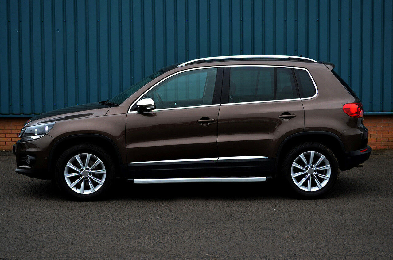 VW TIGUAN 2007-2015 SIDE STEPS UNDER DOOR CHROME PROFILE