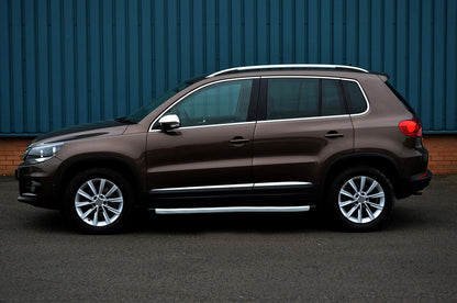VW TIGUAN 2007-2015 SIDE STEPS UNDER DOOR CHROME PROFILE