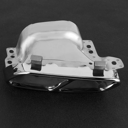 ADATTO PER MERCEDES CLASSE A W176 CLA W117 TERMINALI DI SCARICO LOOK AMG ACCIAIO INOX CROMATO AUTOELEGANCERICAMBI