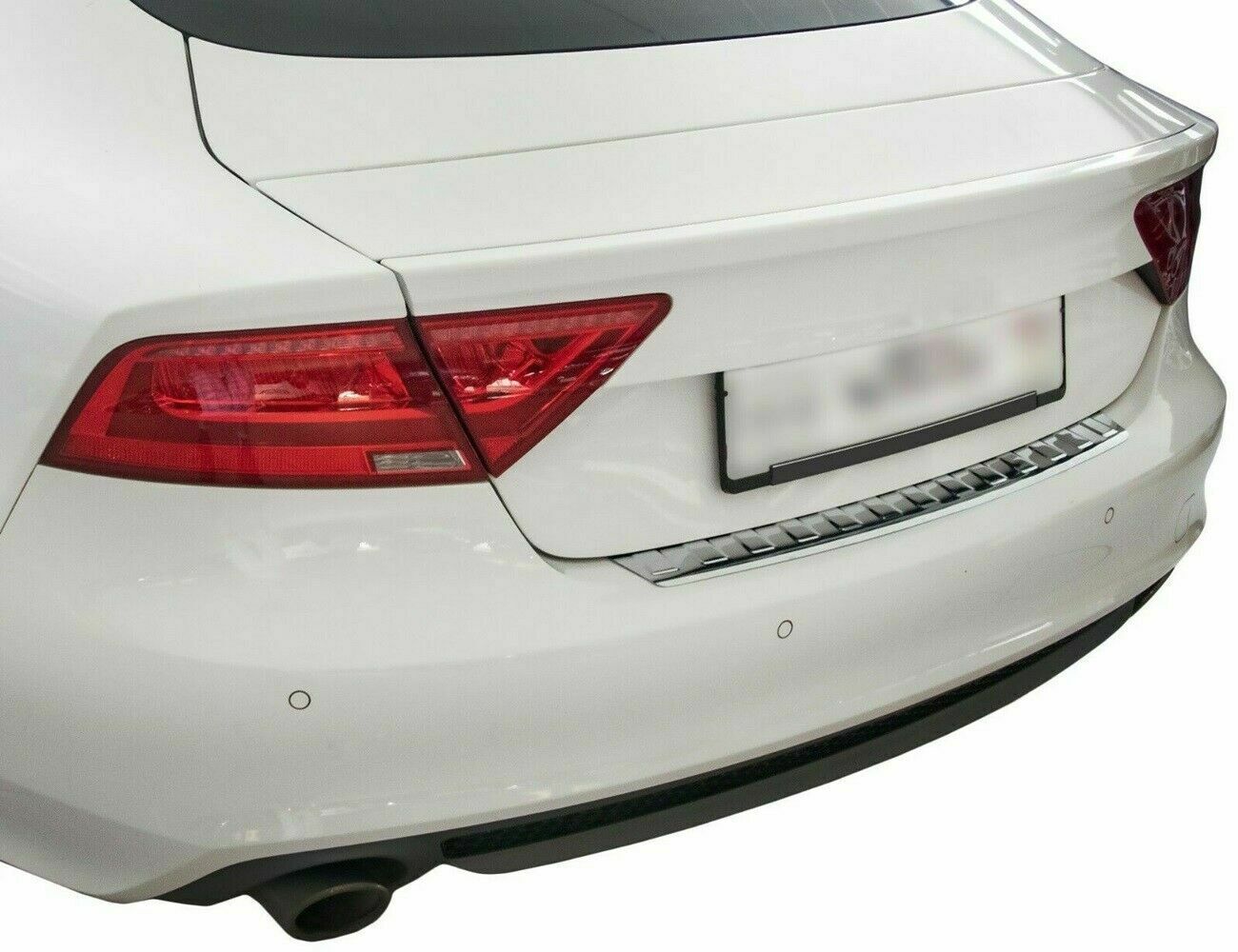 CROMATURA PROTEZIONE PARAURTI POSTERIORE AUDI A7 4G 2010-2017 INOX ADESIVO 0032 AUTOELEGANCERICAMBI