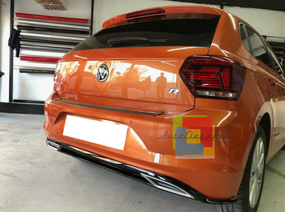 VW POLO AW1 REAR DIFFUSER UNDER BUMPER RLINE DESIGN
