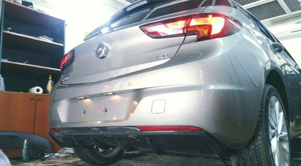 OPEL ASTRA K 2015+ REAR BUMPER DIFFUSER ABS BLACK OPC