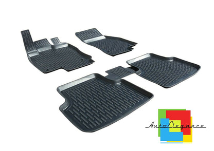 SET OF CUSTOM RUBBER CAR INTERIOR MATS SKODA OCTAVIA 2013+ 0032