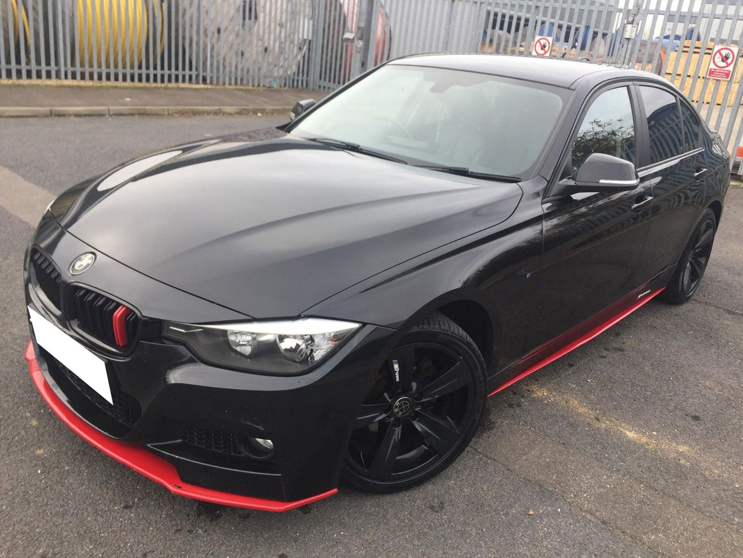 BMW SERIE 3 F30 F31 2011-2018 SPOILER SOTTO PARAURTI ANTERIORE SPLITTER AUTOELEGANCERICAMBI