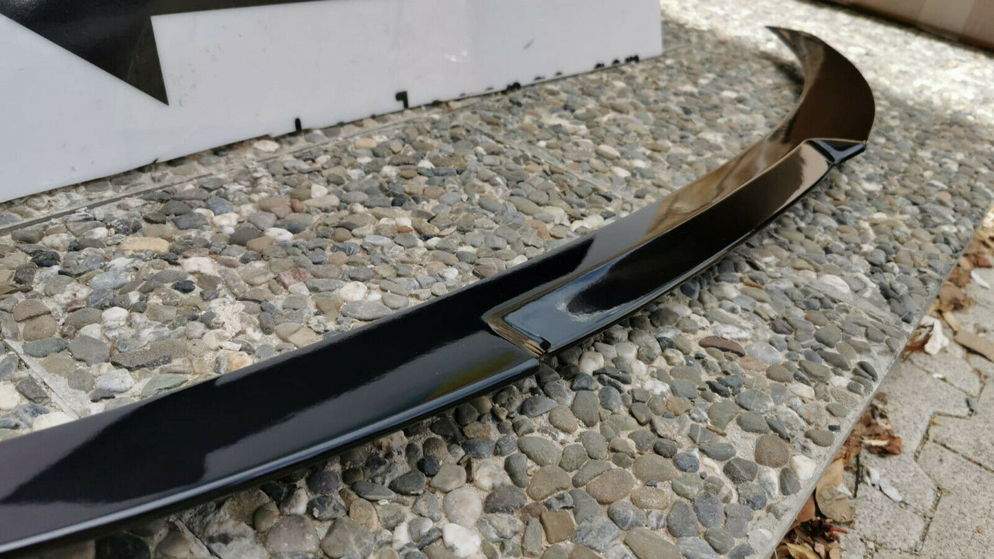 BMW SERIE 3 E90 BERLINA 2005-2012 SPOILER SUL COFANO IN ABS LOOK M4 NERO LUCIDO AUTOELEGANCERICAMBI
