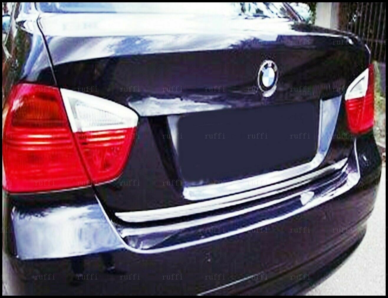 CROMATURA BAGAGLIAIO BMW Serie 3 E90 2004-2012 ACCIAIO INOX ADESIVO 0032 AUTOELEGANCERICAMBI