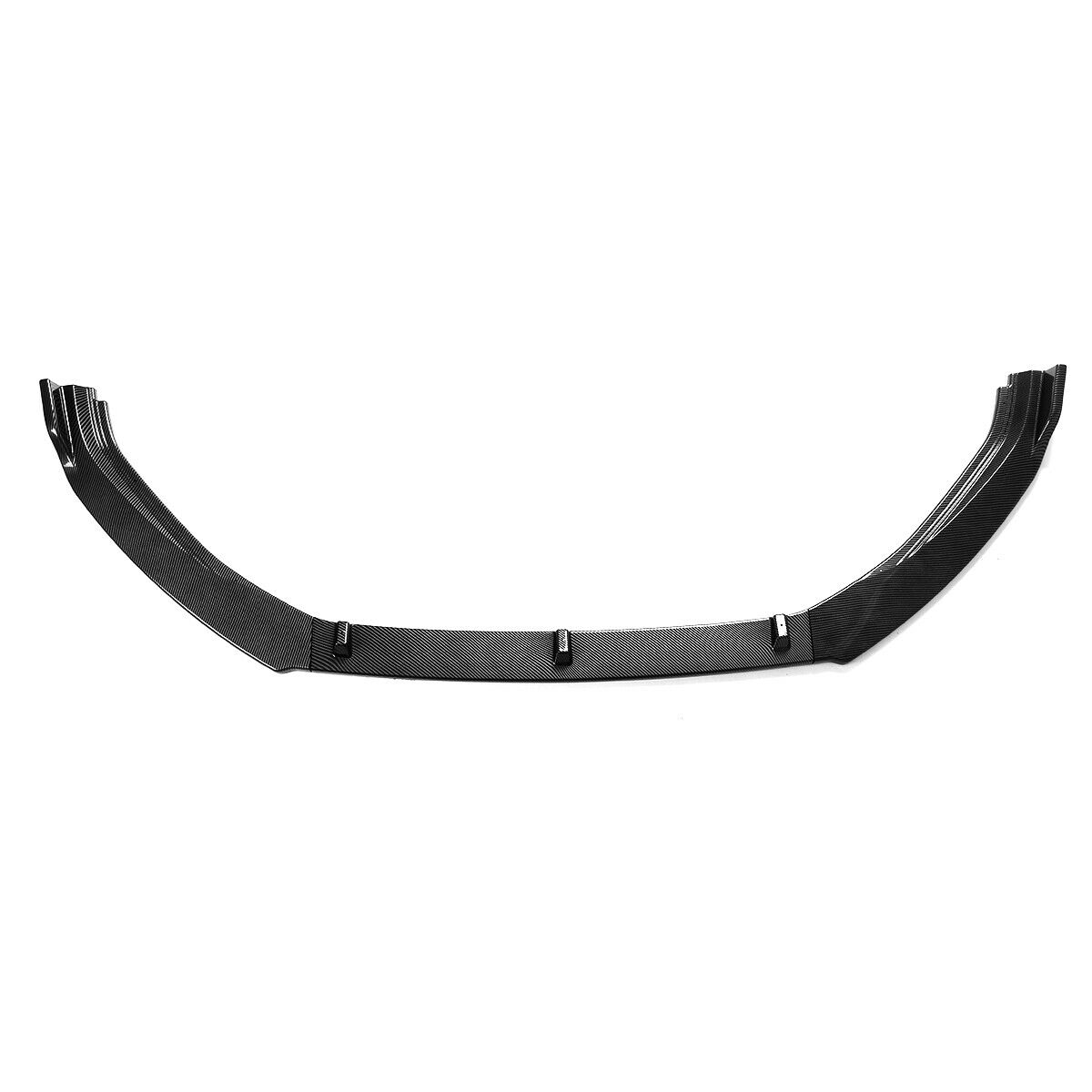 VW GOLF 7 7.5 VII LAMA SOTTO PARAURTI ANTERIORE IN ABS LOOK SPLITTER CARBON LOOK