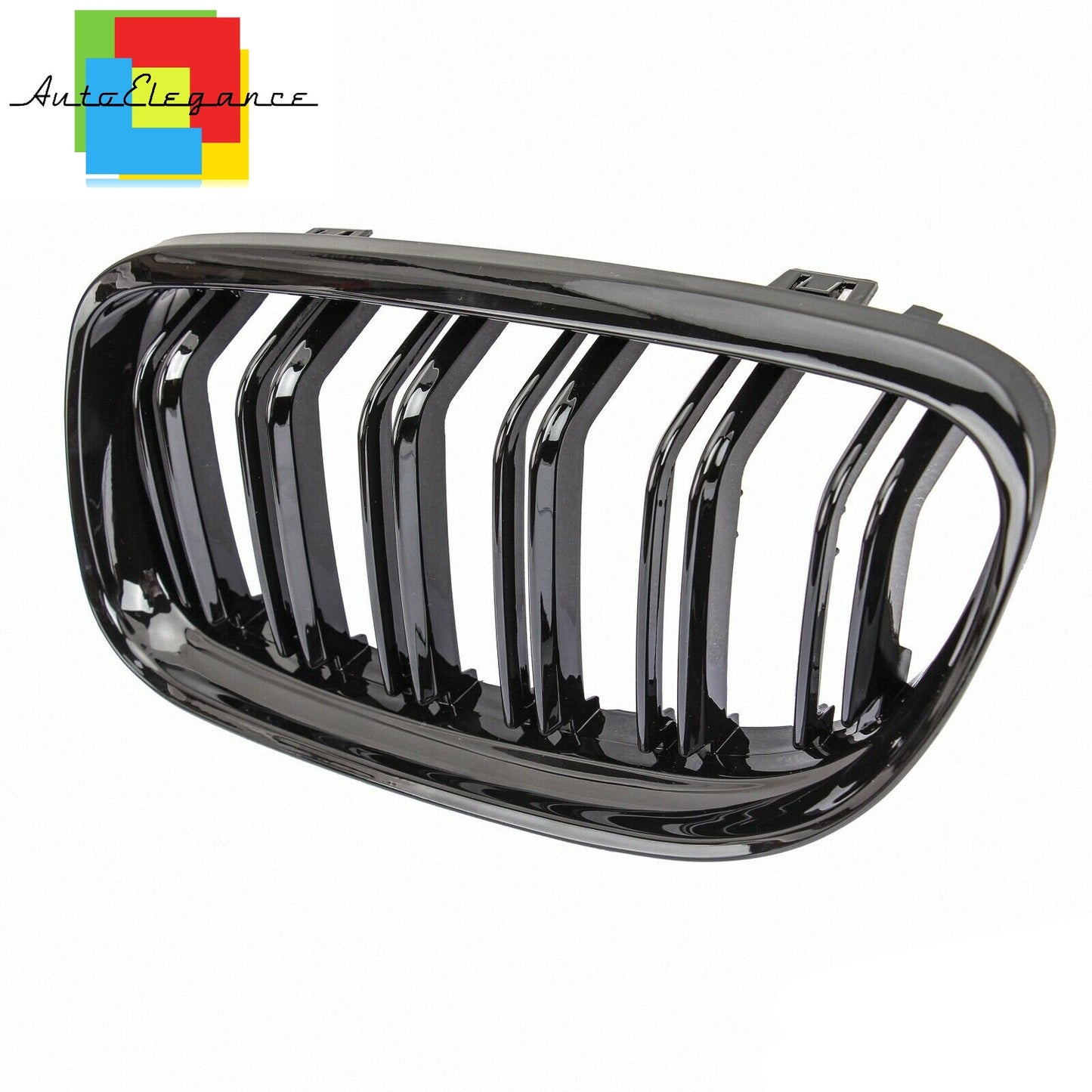 3 SERIES E90 E91 MUSTACHE GRILLE GLOSS BLACK LOOK DOUBLE KIDNEY NEWS