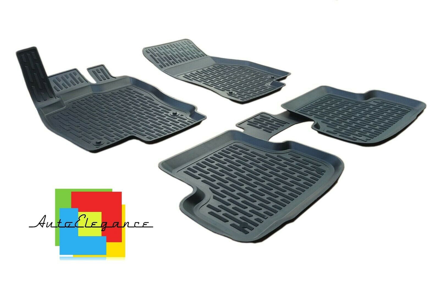 SET OF CUSTOM RUBBER CAR INTERIOR MATS SEAT LEON 3 2013-2020 0032
