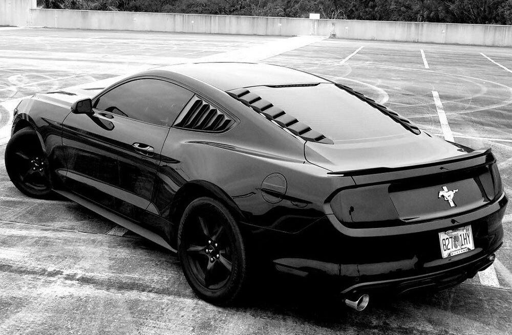 FORD MUSTANG 2015-2020 PROTEZIONE 2x LOUVER LUNOTTO POSTERIORE LOOK GT