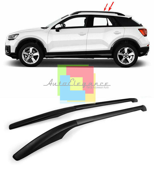 AUDI Q2 2016+ BARRE SUL TETTO MANCORRENTI NERI PORTAPACCHI AUTOELEGANCERICAMBI