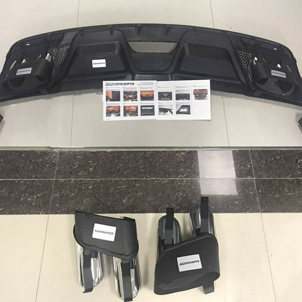 FORD MUSTANG 2015-2017 DIFFUSORE SPORTIVO CON TERMINALI DESIGN GT