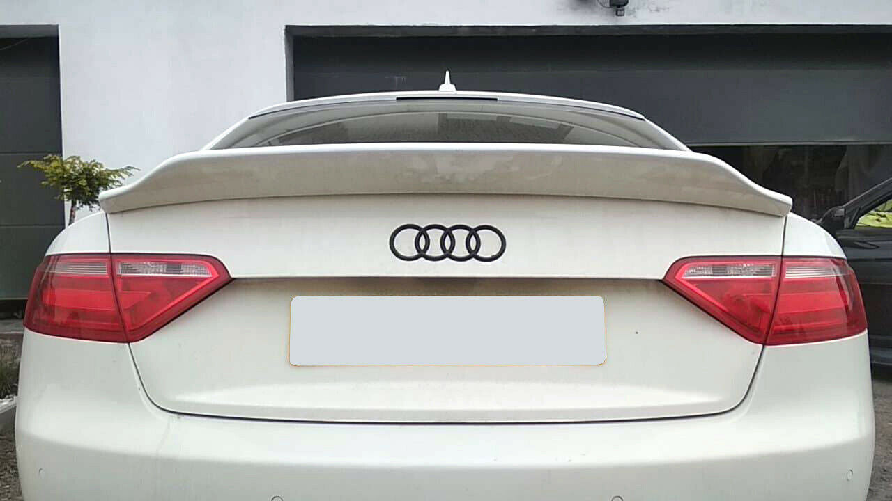 AUDI A5 COUPE 2007-2014 SPOILER POSTERIORE ALETTONE SUL COFANO LOOK TUNING AUTOELEGANCERICAMBI