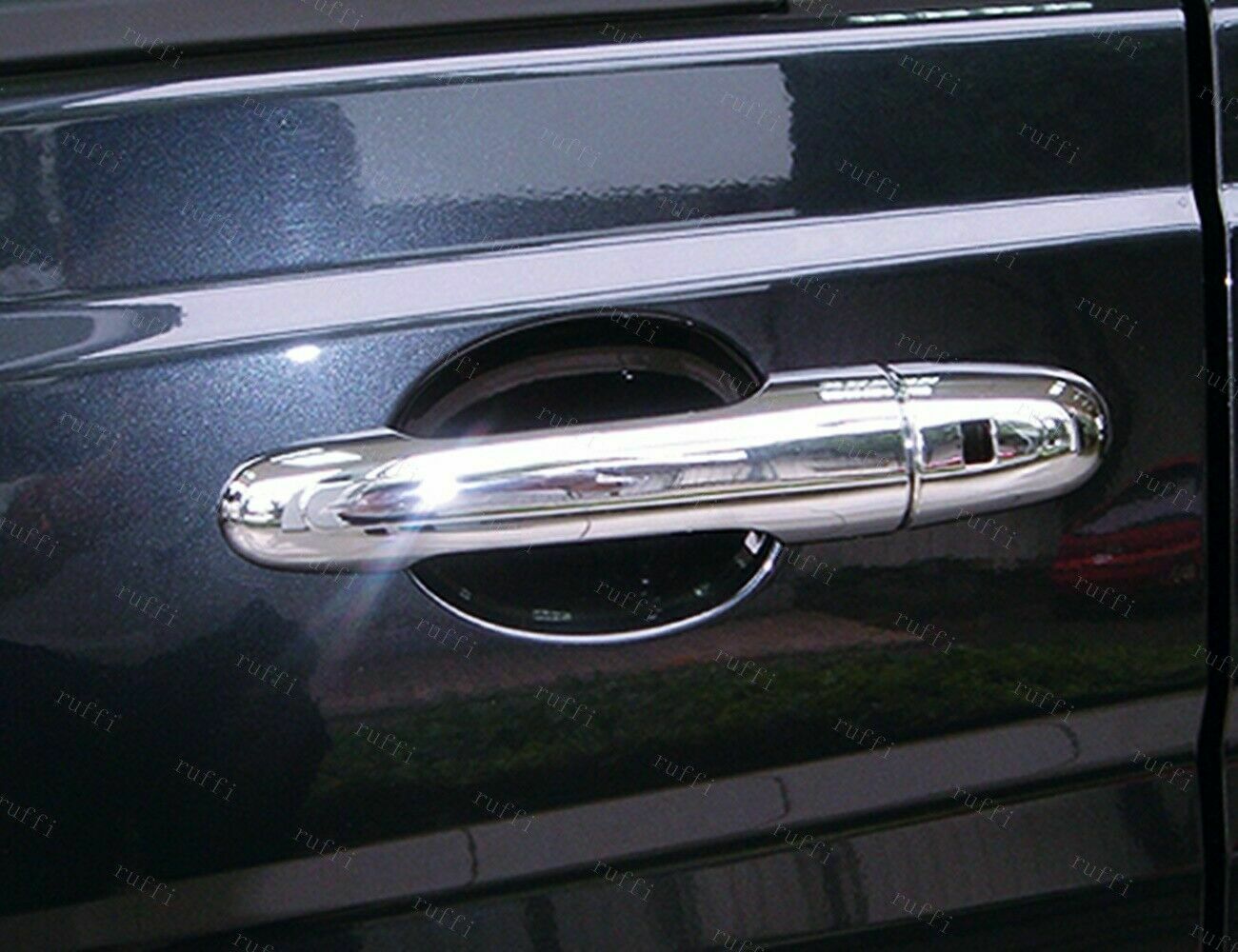 CROMATURA MANIGLIE 4 PORTE MERCEDES VIANO W639 2003-2014 INOX ADESIVO 0032 AUTOELEGANCERICAMBI