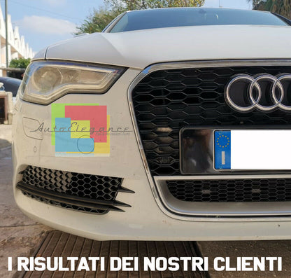 AUDI A6 4G C7 2010-2014 GRIGLIE FENDINEBBIA NIDO D'APE NERE AUTOELEGANCERICAMBI