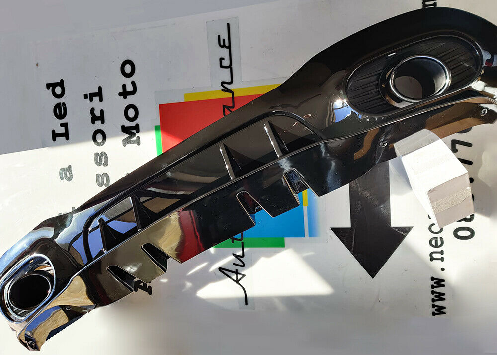 MERCEDES A-CLASS W177 HB 2018+ REAR DIFFUSER UNDER BUMPER AMG TIPPER A35