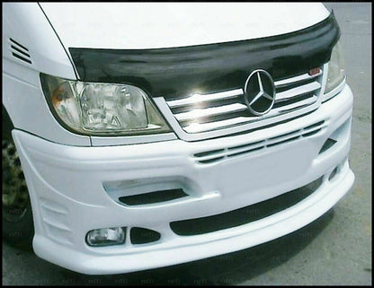 CROMATURA GRIGLIA FRONTALE 6PZ MERCEDES SPRINTER W901 03-06 INOX ADESIVO 0032 AUTOELEGANCERICAMBI