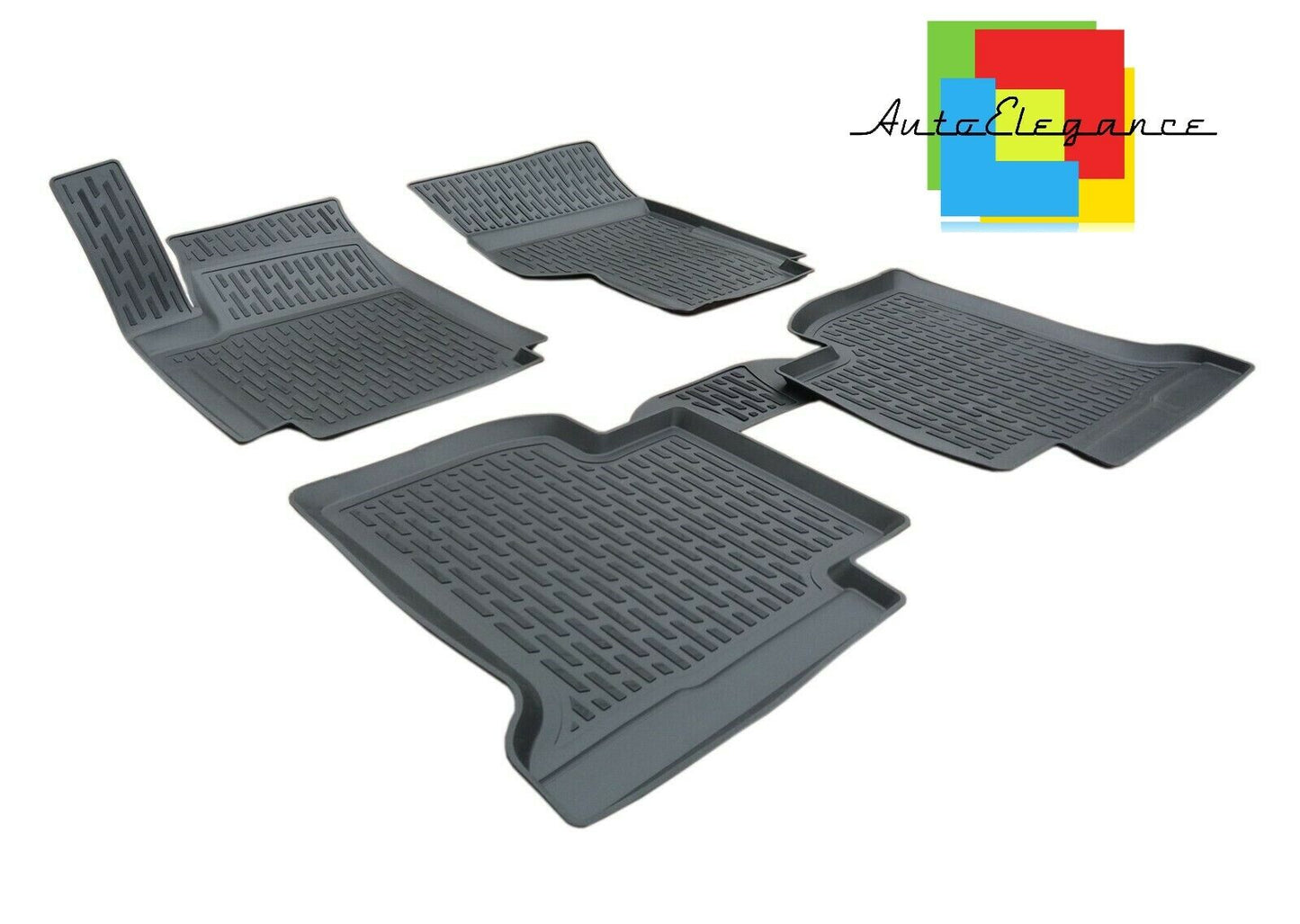 CUSTOM RUBBER CAR INTERIOR MATS SET VW AMAROK 2010+ 0032