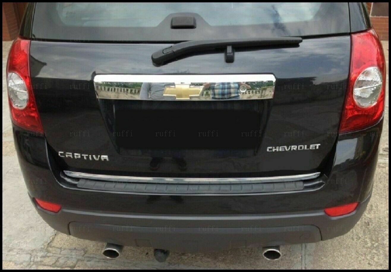 CROMATURA BAGAGLIAIO CHEVROLET CAPTIVA 2006+ ACCIAIO INOX ADESIVO 0032 AUTOELEGANCERICAMBI