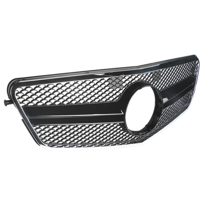 FRONT GRILLE MERCEDES E-CLASS W212 S212 2009-2012 BLACK AMG BLACK