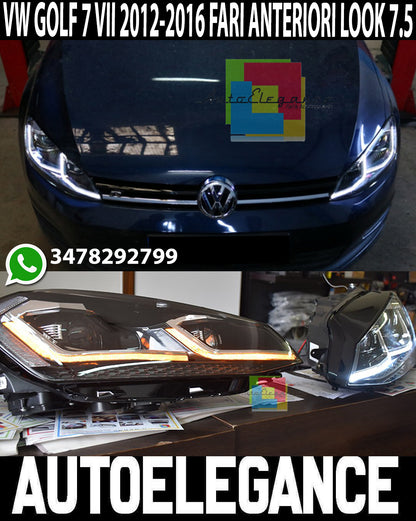 VW GOLF 7 VII 2012-2016 LED DAYTIME HEADLIGHTS U DYNAMIC INDICATORS 7.5