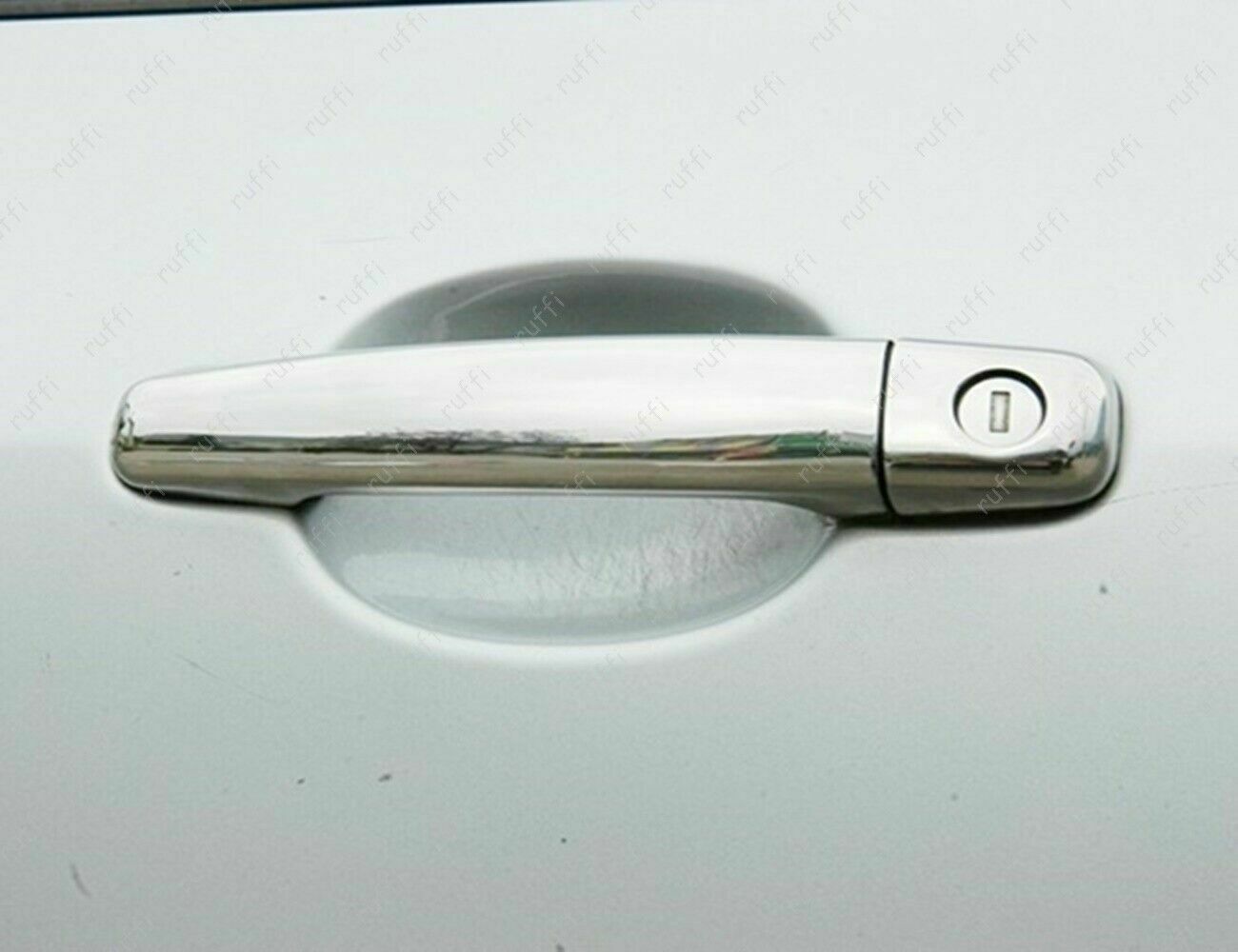CROMATURA MANIGLIE 2 PORTE CITROEN C2 2003+ ACCIAIO INOX ADESIVO 0032 AUTOELEGANCERICAMBI