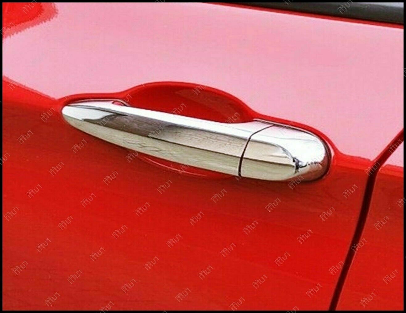 CROMATURA MANIGLIE PORTE BMW SERIE 3 F34 2012+ ACCIAIO INOX ADESIVO 0032 AUTOELEGANCERICAMBI