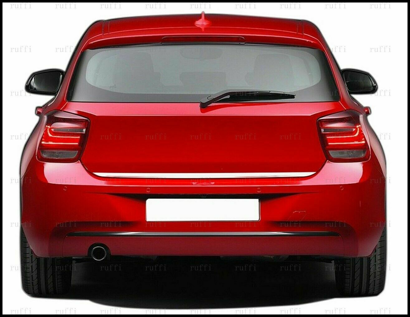 CROMATURA BAGAGLIAIO BMW Serie 1 F20 F21 2011-2019 ACCIAIO INOX ADESIVO 0032 AUTOELEGANCERICAMBI