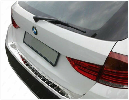 CROMATURA PROTEZIONE PARAURTI POSTERIORE BMW X1 F48 2014+ INOX ADESIVO 0032 AUTOELEGANCERICAMBI