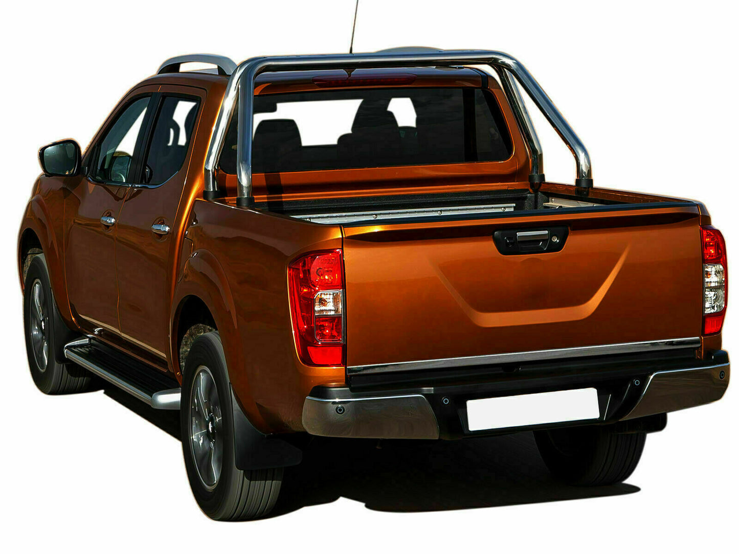 CROMATURA SOTTO BAGAGLIAIO NISSAN NAVARA NP300 D23 ACCIAIO INOX ADESIVO 0032 AUTOELEGANCERICAMBI