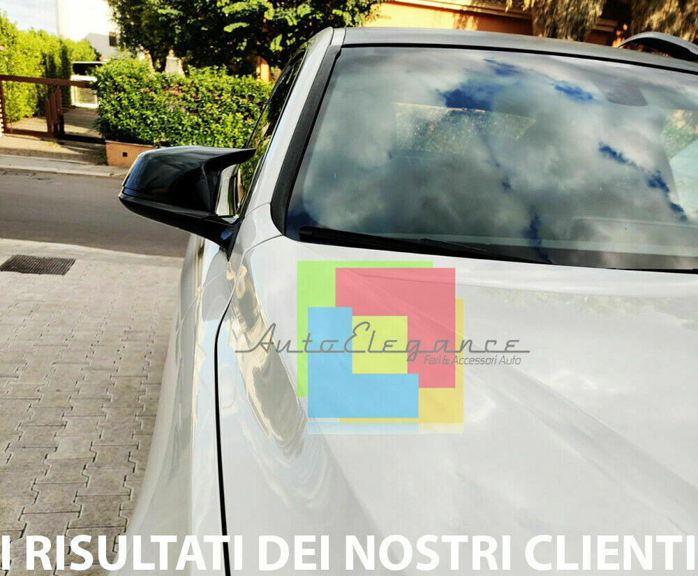 0061 SPECCHI NERO LUCIDO BMW SERIE 4 F32 F33 F36 CALOTTE SPECCHIETTI ADESIVE ABS AUTOELEGANCERICAMBI