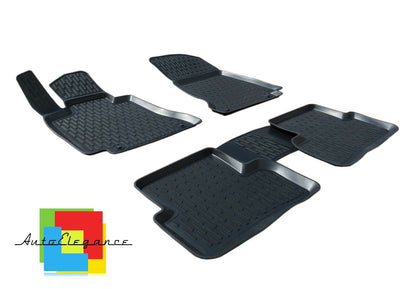SET OF CUSTOM RUBBER CAR INTERIOR MATS FOR MERCEDES C-CLASS W205 0032