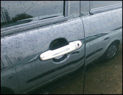CROMATURA MANIGLIE 2 PORTE CITROEN C1 MK2 2014+ ACCIAIO INOX ADESIVO 0032 AUTOELEGANCERICAMBI