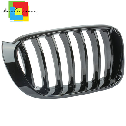 GRIGLIA BAFFI ANTERIORE X3 F25 - X4 F26 NERO LUCIDO RENE SINGOLO LOOK M NEWS
