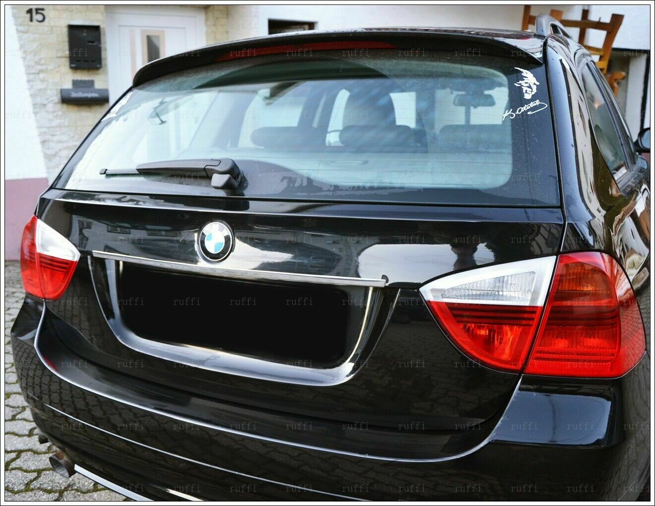CROMATURA BAGAGLIAIO BMW X5 E70 2006-2013 ACCIAIO INOX ADESIVO 0032 AUTOELEGANCERICAMBI