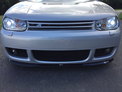 VW GOLF 4 IV R32 1998+ FRONT BUMPER SPLITTER ABS MATT BLACK