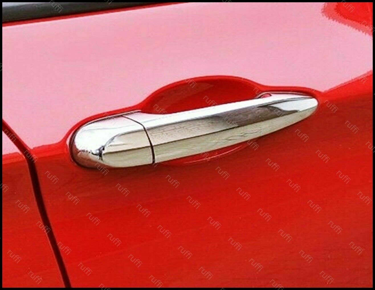 CROMATURA MANIGLIE PORTE BMW 3 E90 E91 LED ACCIAIO INOX ADESIVO 0032 AUTOELEGANCERICAMBI