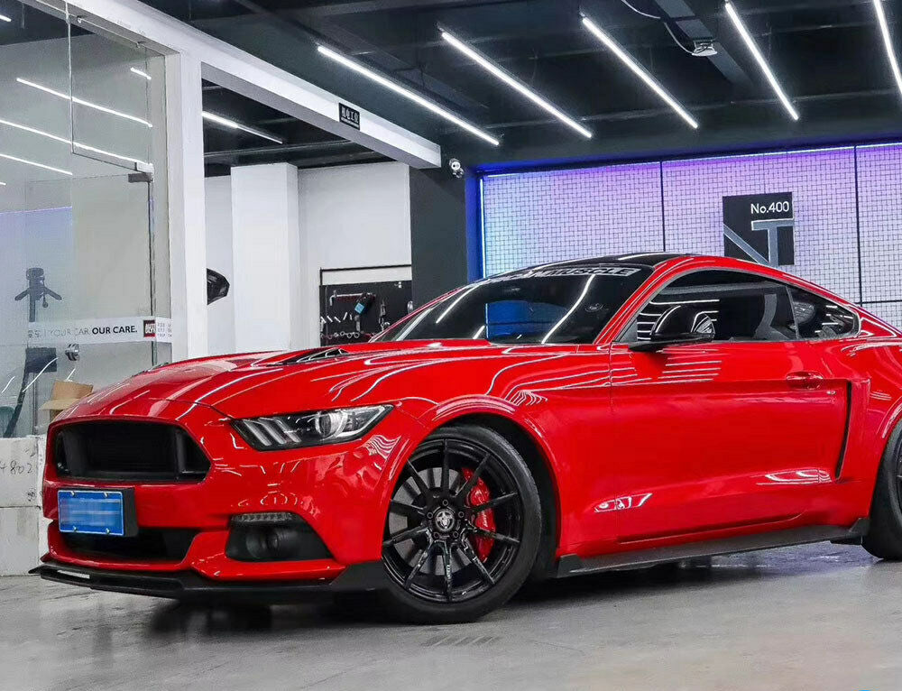 MASCHERINA FORD MUSTANG 2015-2017 GRIGLIA ANTERIORE NERA NIDO D'APE