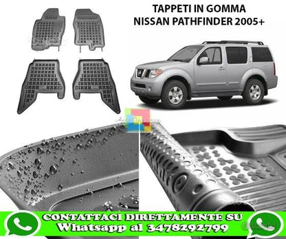RUBBER MATS / FLOOR MATS FOR NISSAN PATHFINDER 2005+