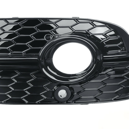 BLACK FOG LIGHT GRILLS AUDI Q3 2012-2015 IN ABS