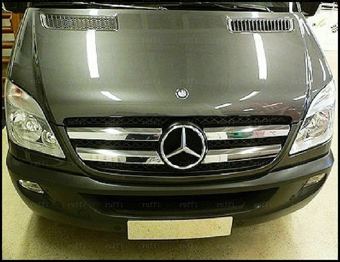 CROMATURA GRIGLIA + FRECCE 4+6PZ MERCEDES SPRINTER W906 06-13 INOX ADESIVO 0032 AUTOELEGANCERICAMBI