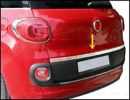 CROMATURA BAGAGLIAIO FIAT 500L 2012+ ACCIAIO INOX ADESIVO 0032 AUTOELEGANCERICAMBI