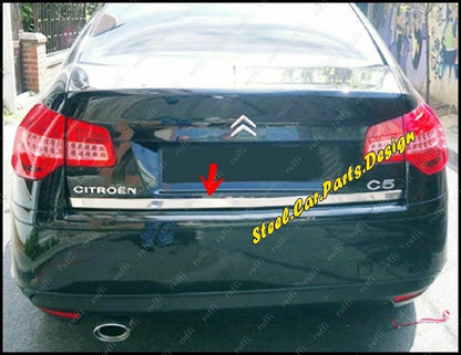 CROMATURA BAGAGLIAIO CITROEN C5 MK3 2008+ ACCIAIO INOX ADESIVO 0032 AUTOELEGANCERICAMBI
