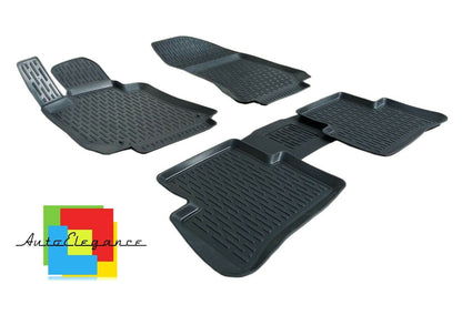 SET OF CUSTOM RUBBER CAR INTERIOR MATS FOR MERCEDES E-CLASS W212 0032
