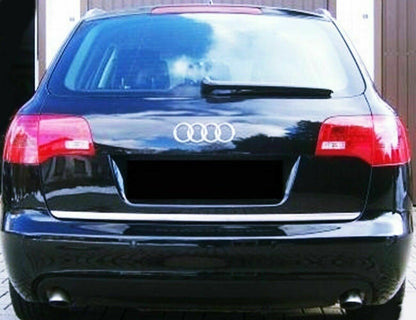 CROMATURA BAGAGLIAIO AUDI A4 B6 B7 2000-2008 ACCIAIO INOX ADESIVO 0032 AUTOELEGANCERICAMBI