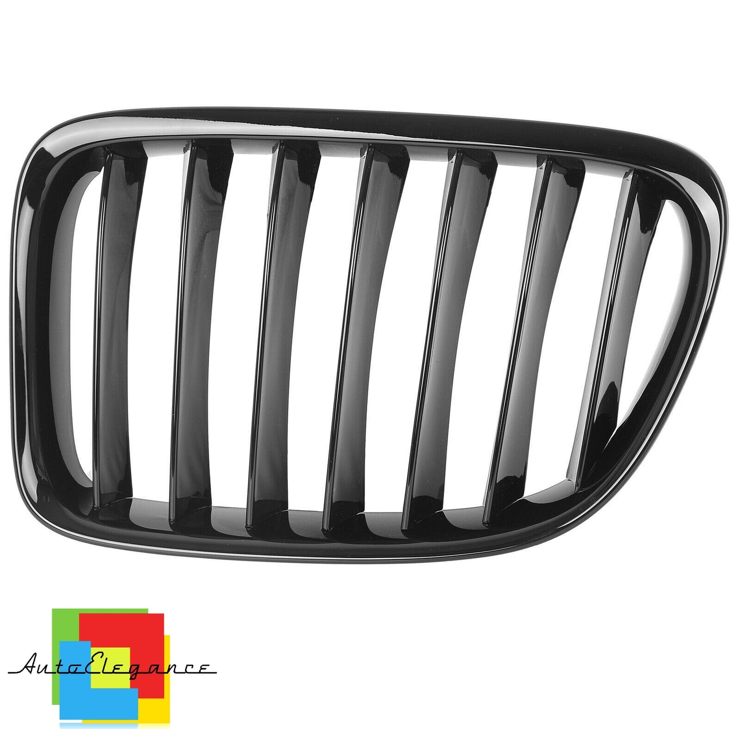 GRILLE MUSTACHE SERIES X1 E84 2009-2015 GLOSS BLACK LOOK SINGLE KIDNEY NEWS