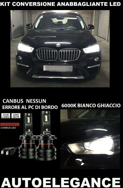 BMW X1 F48 ANABBAGLIANTI LED 16.000LM CAMBUS 0032 AUTOELEGANCERICAMBI
