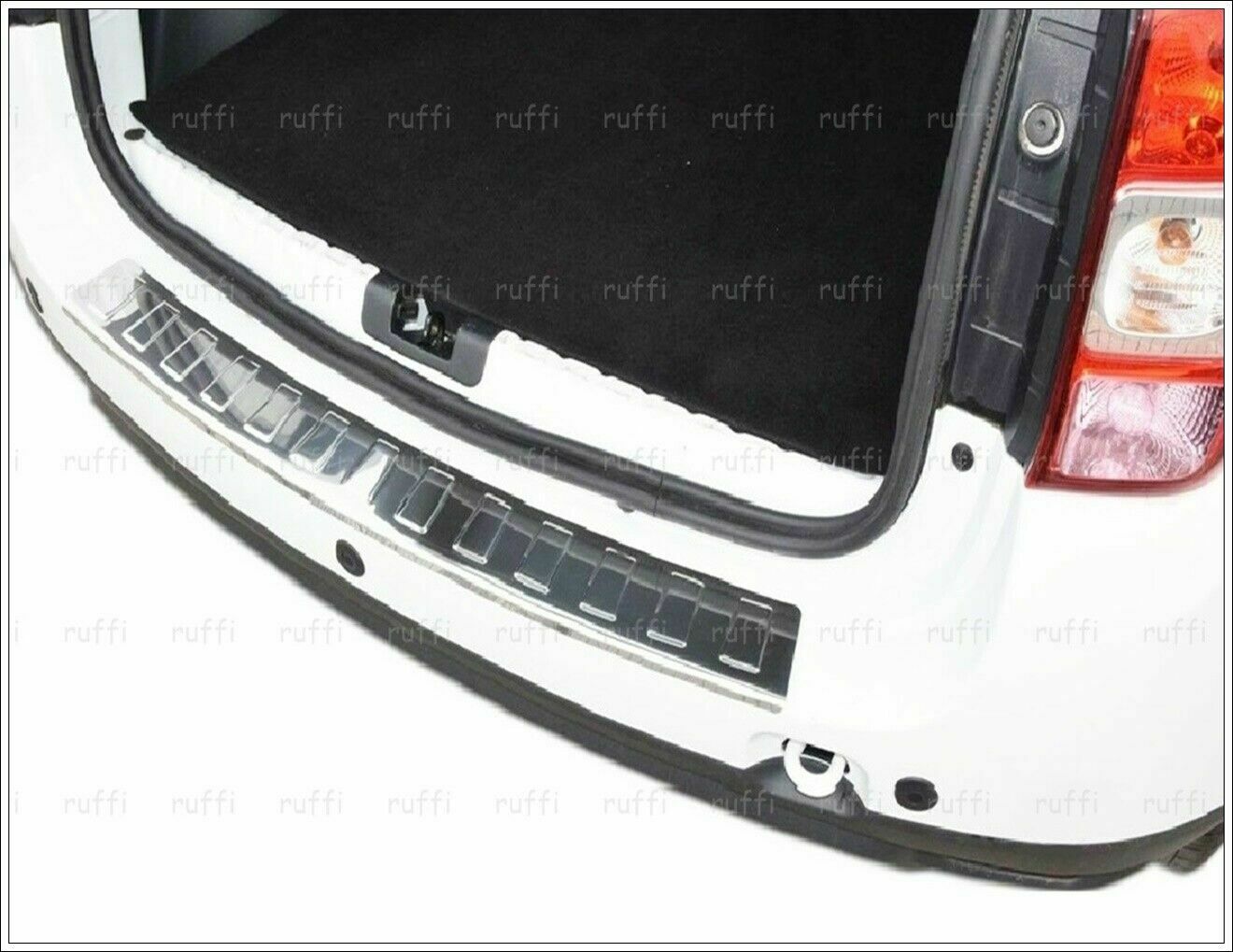 CROMATURA PROTEZIONE PARAURTI POSTERIORE DACIA DUSTER 2010-17 INOX ADESIVO 0032 AUTOELEGANCERICAMBI