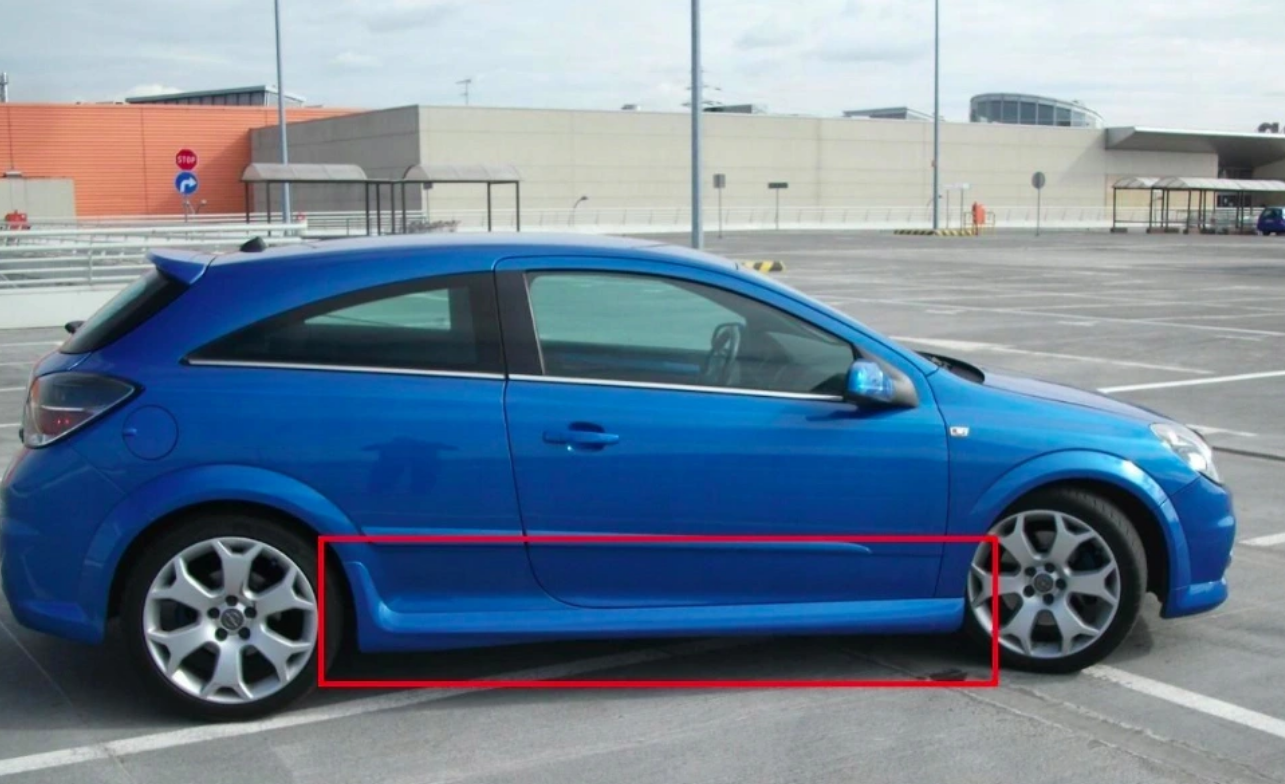 SIDE SKIRTS OPEL ASTRA H 05-10 GTC 3 DOORS UNDER DOOR SPOILER 0267