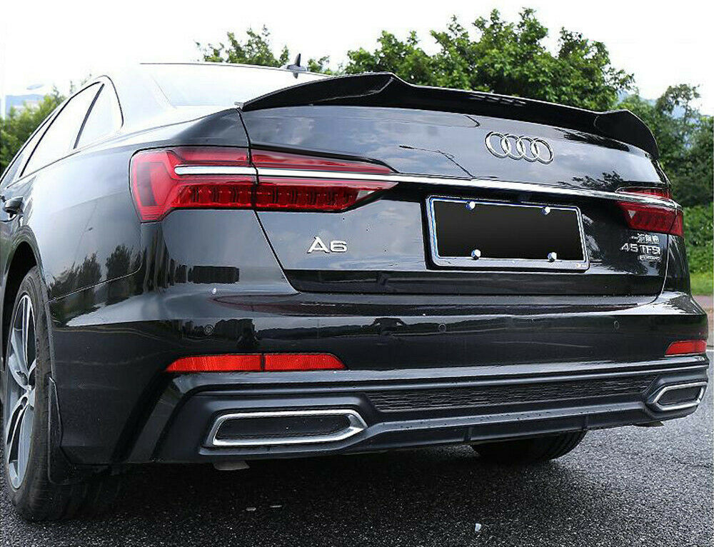 AUDI A6 4A C8 DAL 2018+ BERLINA SPOILER POSTERIORE SUL COFANO DEFLETTORE RS6 ABS AUTOELEGANCERICAMBI